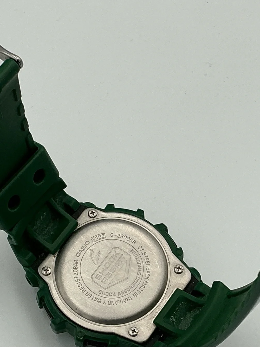 Casio G-Shock Digital Watch in Green and Black